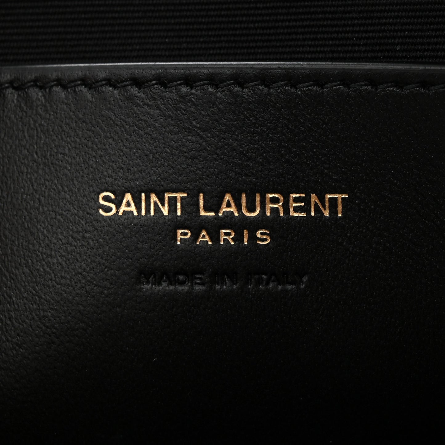 Lambskin Quilted Cassandre Bijou Pouch Black