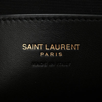 Saint Laurent Lambskin Quilted Cassandre Bijou Pouch Black 6 of 7