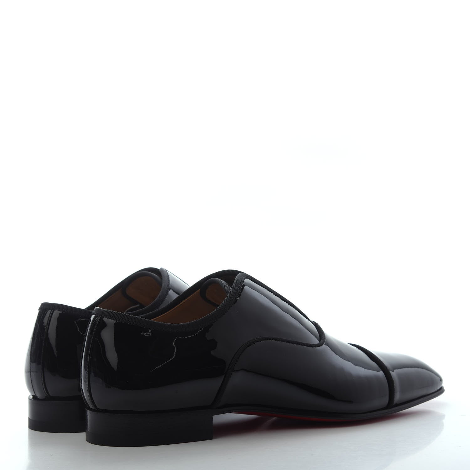 Christian Louboutin Patent Mens Alpha Male Flat Loafers 41 Black 3 of 4