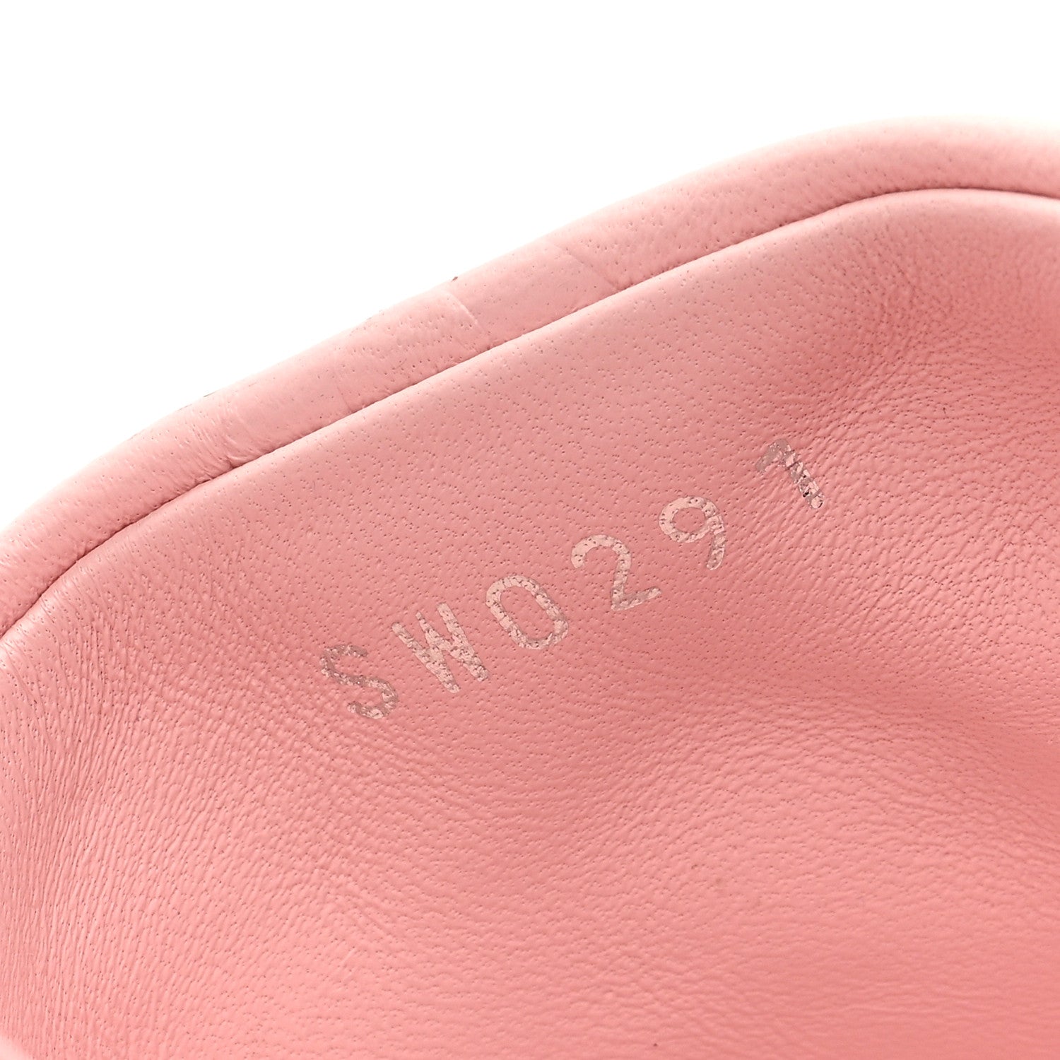 Louis Vuitton Lambskin Embossed Monogram Revival Mid Heel Mules 38.5 Rose Claire 8 of 8