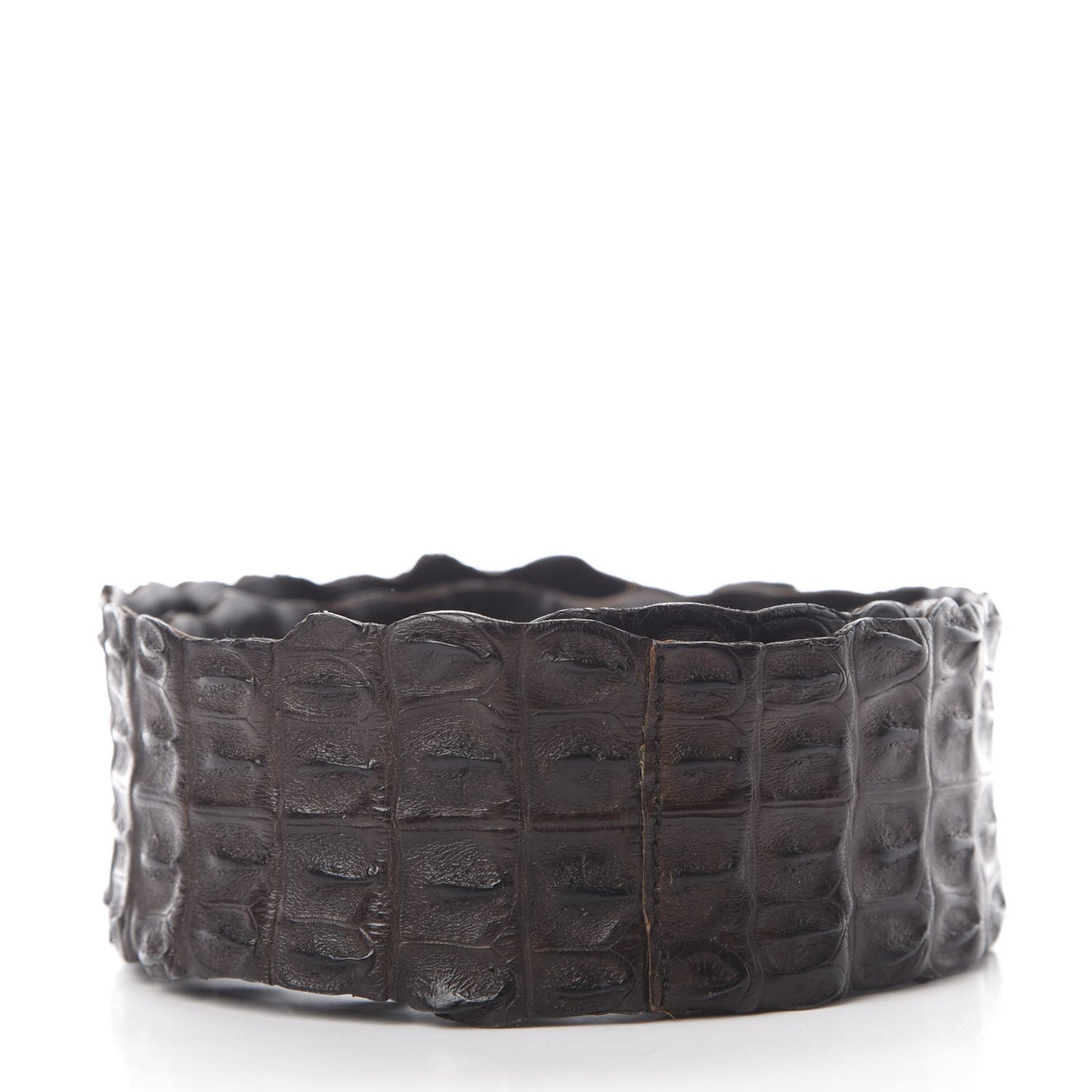 Crocodile Belt M Brown