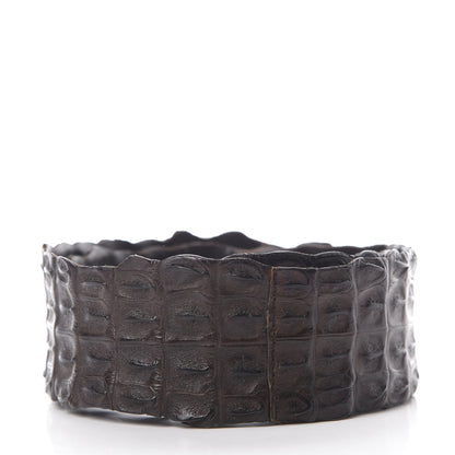 Gucci Crocodile Belt M Brown 2 of 6