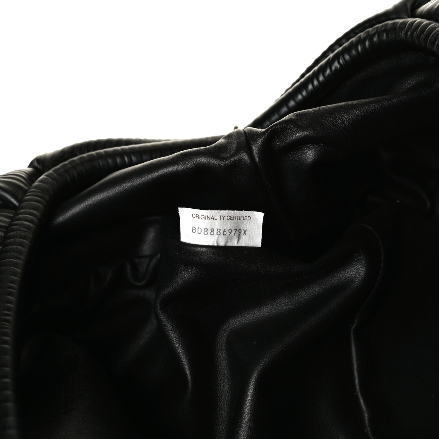 Bottega Veneta Bark Calfskin Embossed The Pouch Oversized Clutch Black 6 of 12