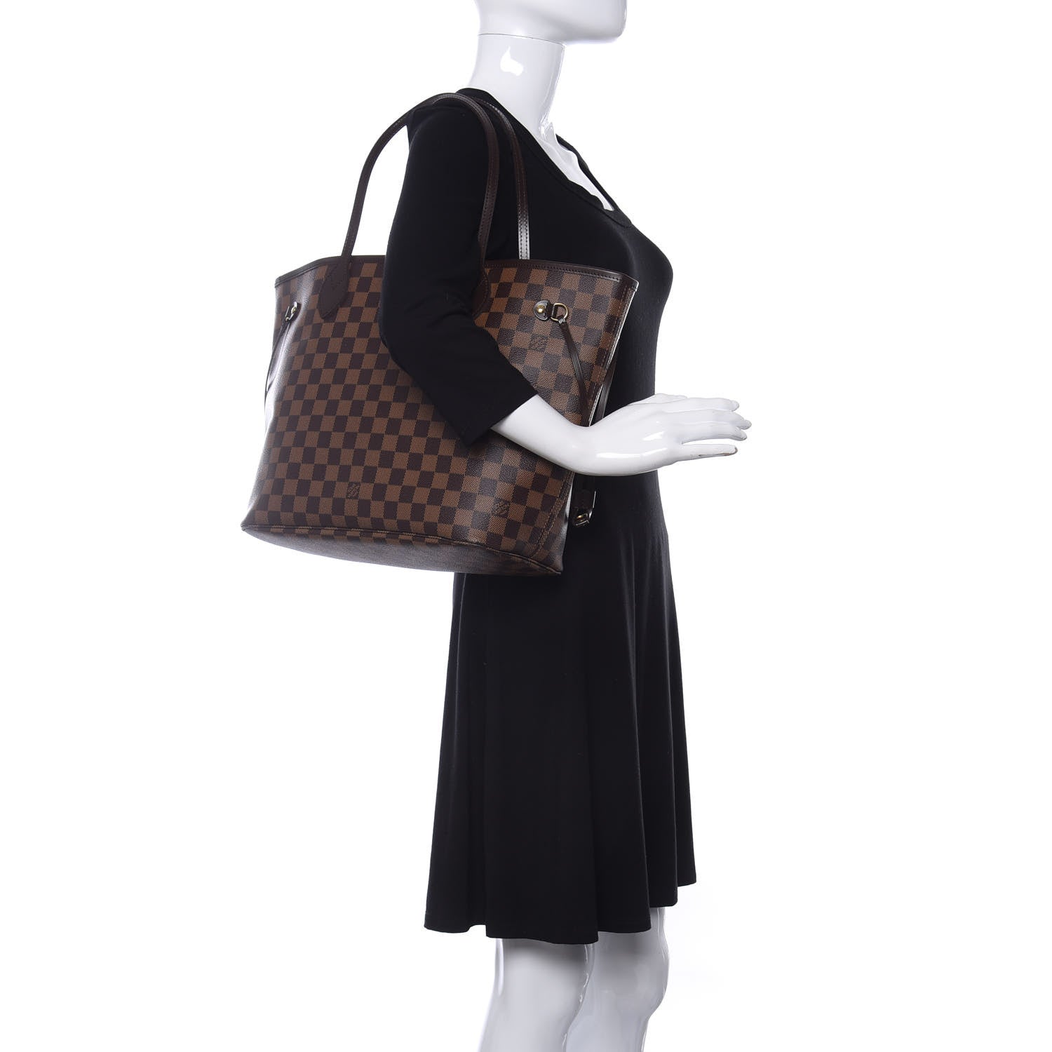 Louis Vuitton Damier Ebene Neo Neverfull MM 2 of 14
