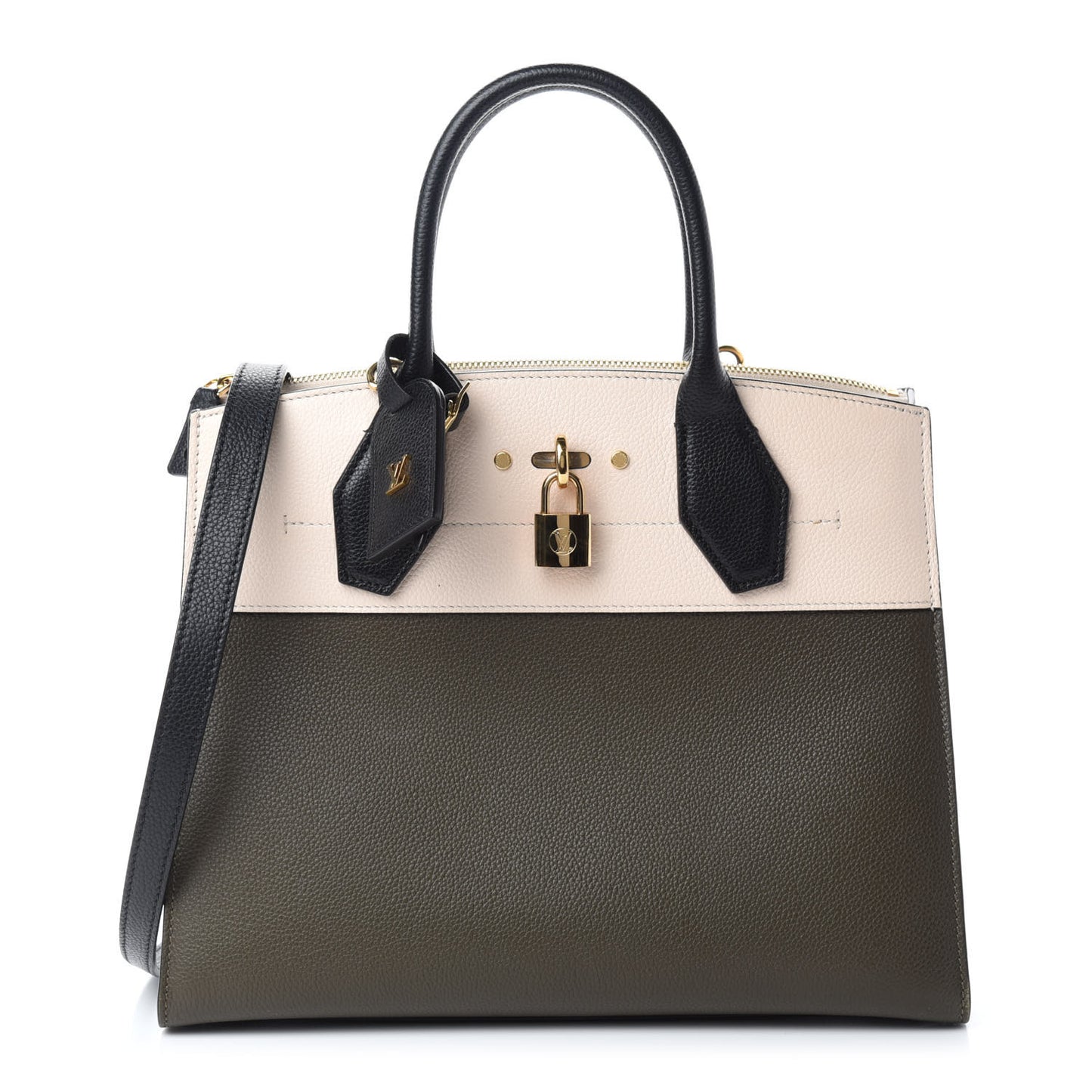 Taurillon City Steamer MM Kaki Creme Black