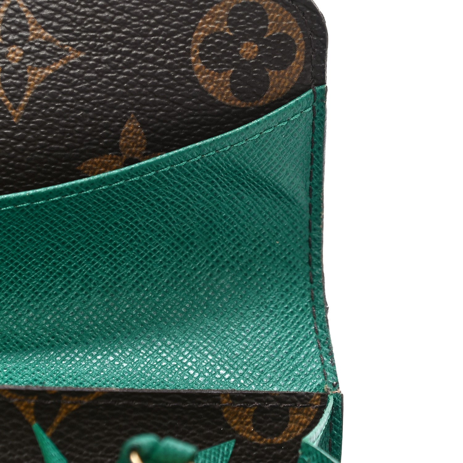 Louis Vuitton Monogram Emilie Wallet Vert 10 of 13