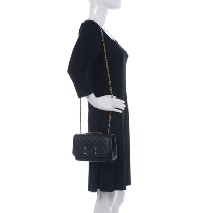 Chanel Caviar Quilted Small CC Filigree Flap Black 2 of 11