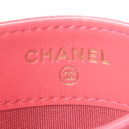 Chanel Caviar Quilted French New Wave Card Holder Rose 6 of 9