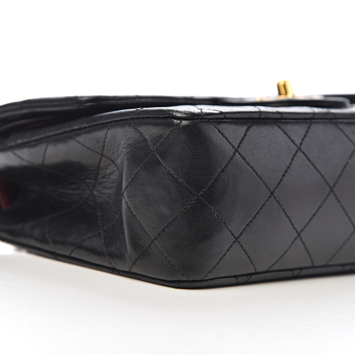 Chanel Lambskin Quilted Small Double Flap Black 13 of 16