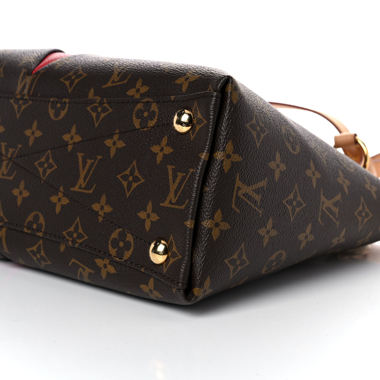 Monogram V Tote MM Cherry