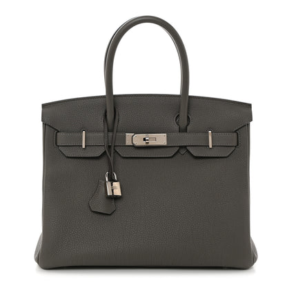 Hermes Togo BIRKIN 30 Gris Meyer 1 of 15