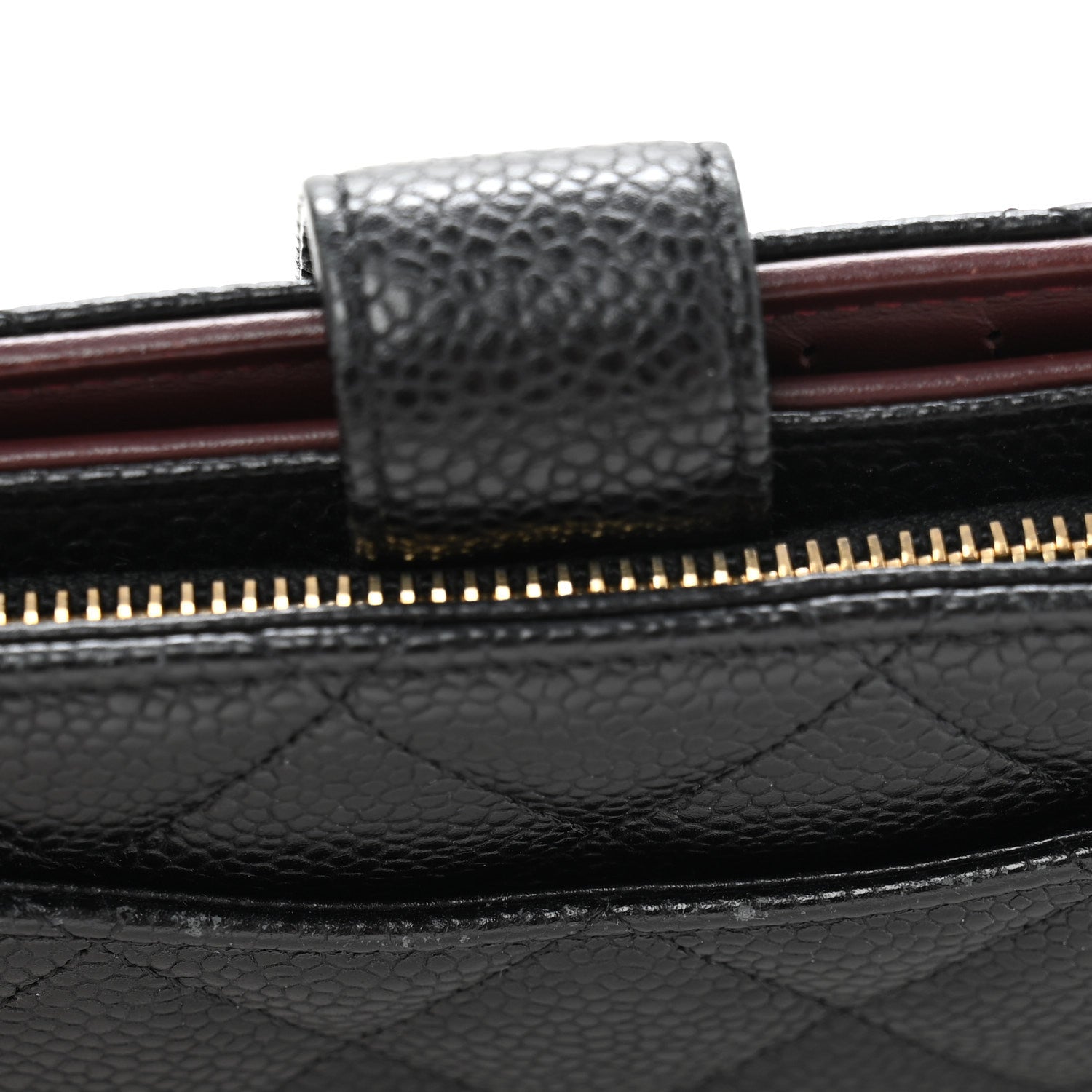 Chanel Caviar Quilted Zipped Pocket Wallet Black 12 of 12