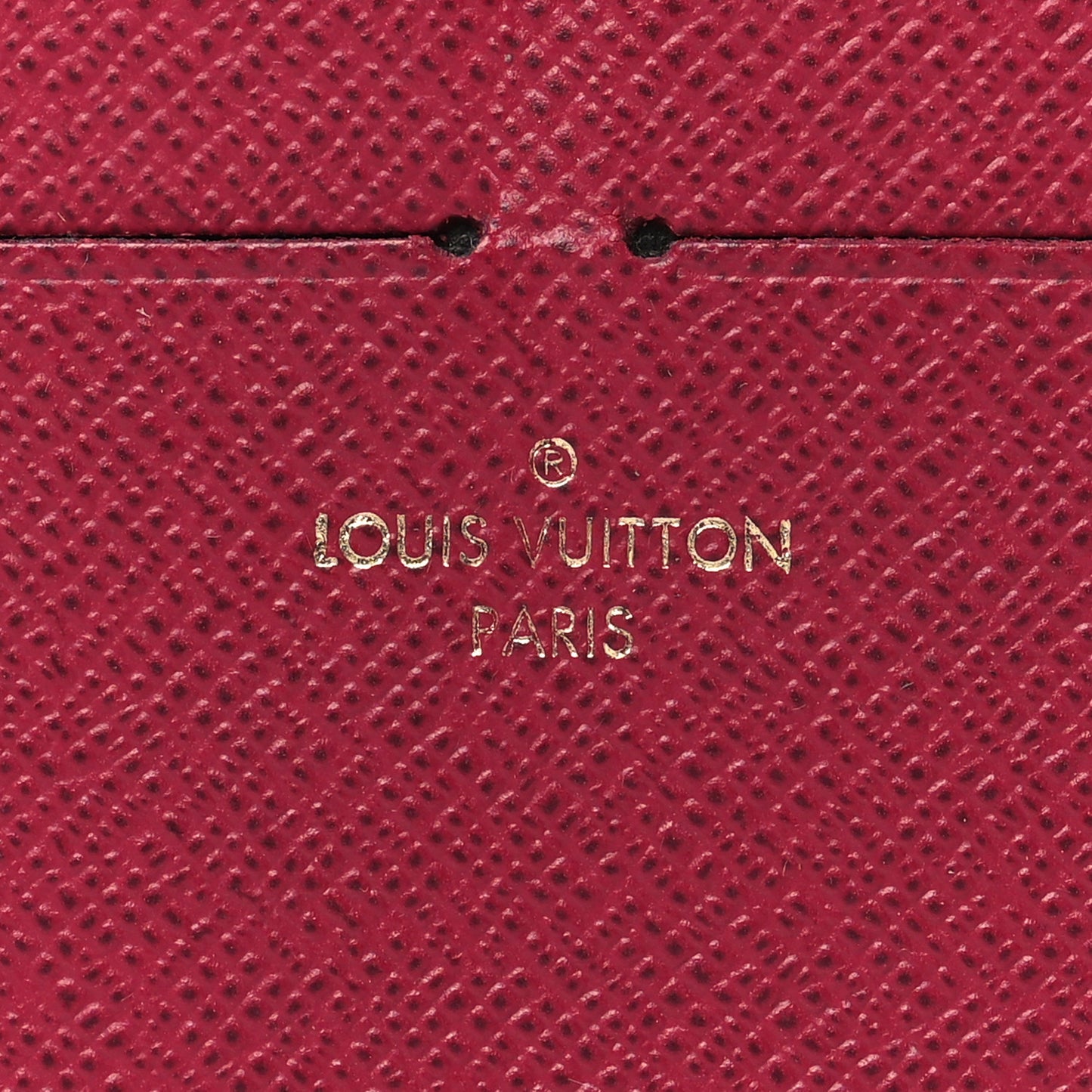 Calfskin Felicie Card Holder Insert Fuchsia
