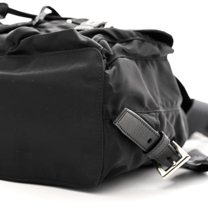 Prada Tessuto Nylon Saffiano Small Backpack Black 11 of 11
