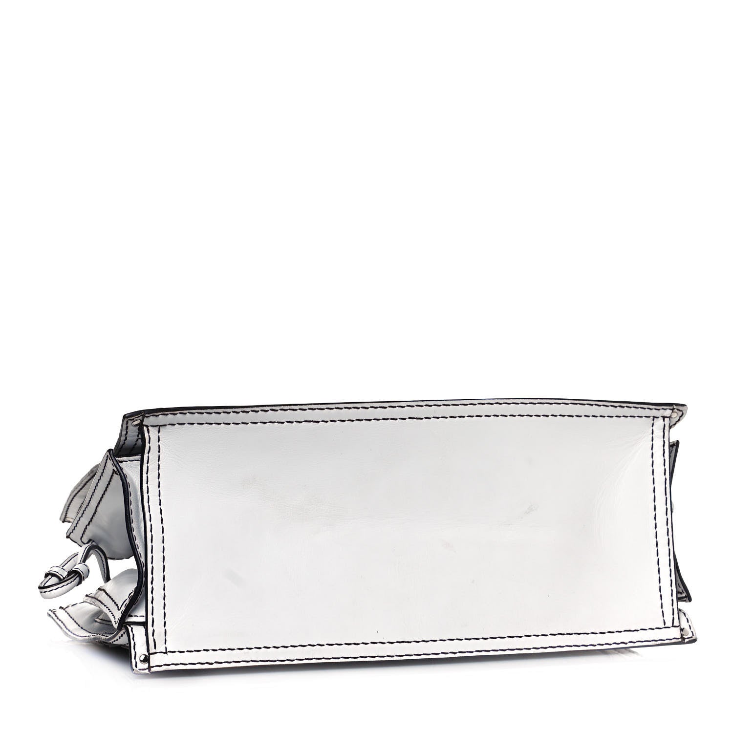 Loewe Calfskin Medium Shopping Tote White 3 of 15
