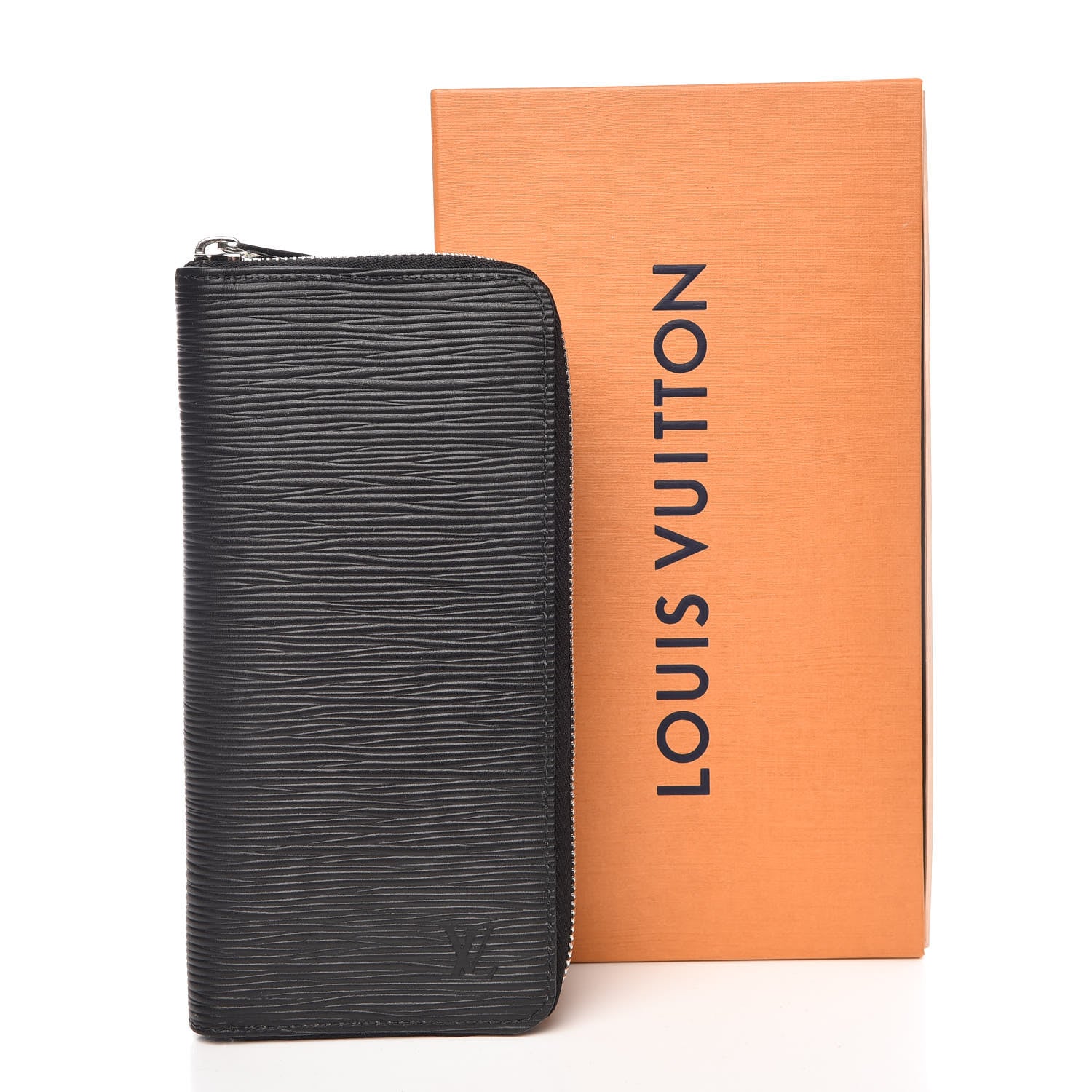 Louis Vuitton Epi Zippy Vertical Wallet Black 11 of 11