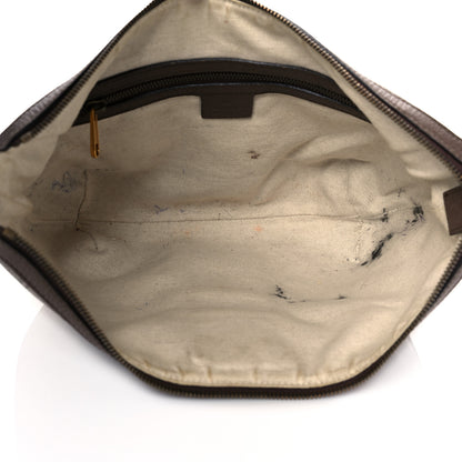 Gucci GG Supreme Monogram Web Small Ophidia Half Moon Hobo Brown 5 of 13