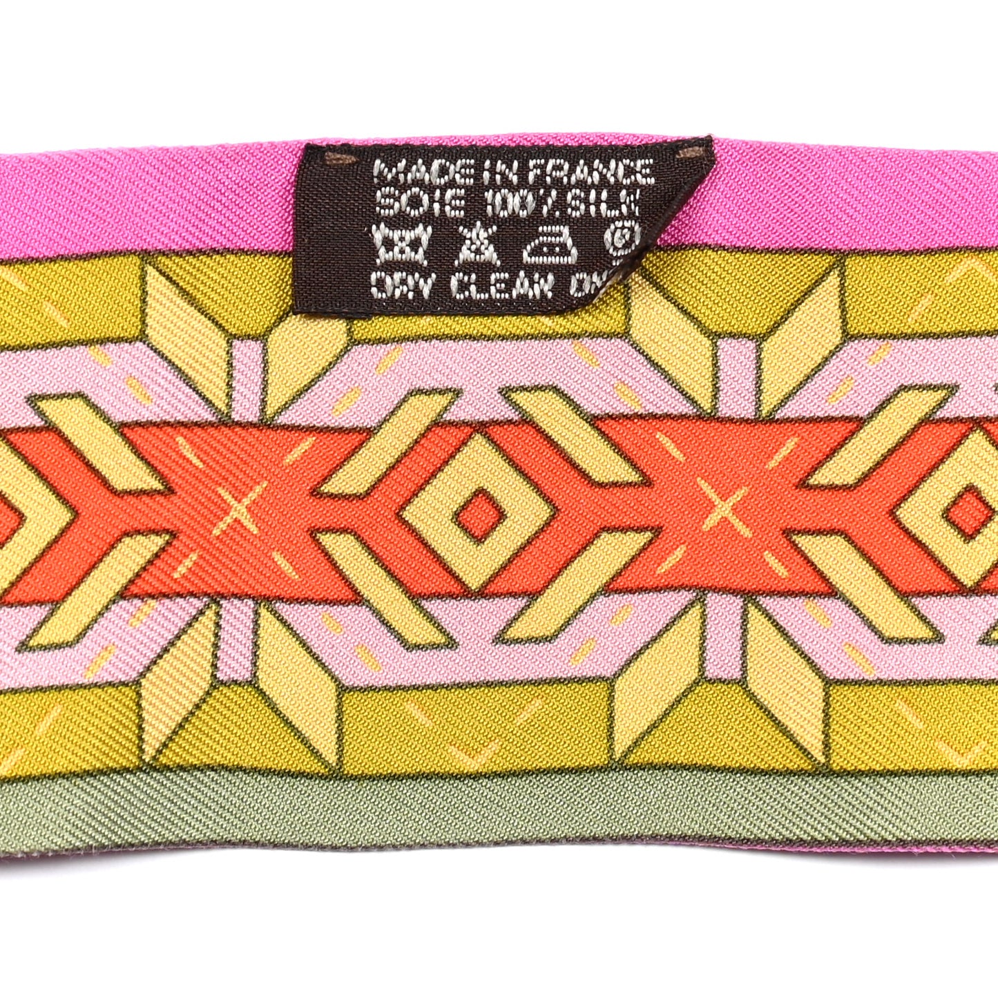 Silk Belles Du Mexique Twilly Cyclamen Olive Bleu