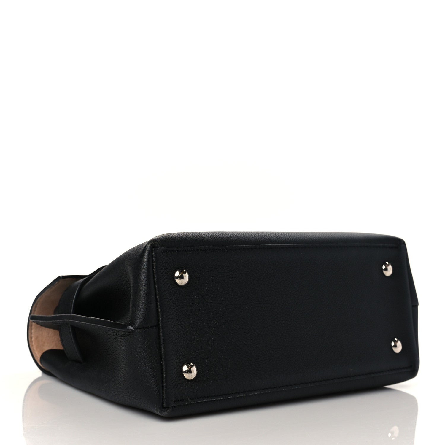 Louis Vuitton Calfskin Lockme Ever BB Black 4 of 10