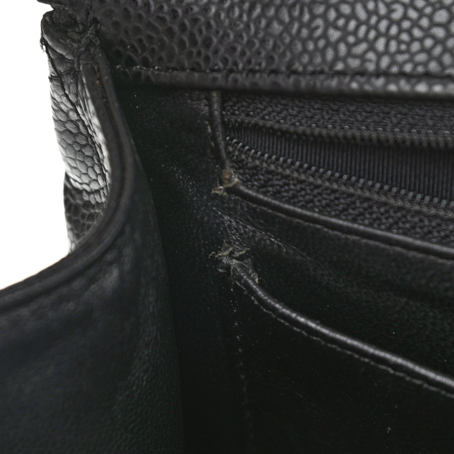 Caviar Quilted Maxi Single Flap Black