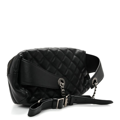 Chanel Calfskin Quilted Waist Bag Black 3 of 10