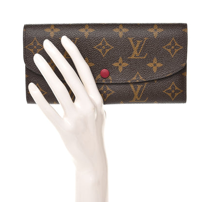 Louis Vuitton Monogram Emilie Wallet Fuchsia 2 of 7