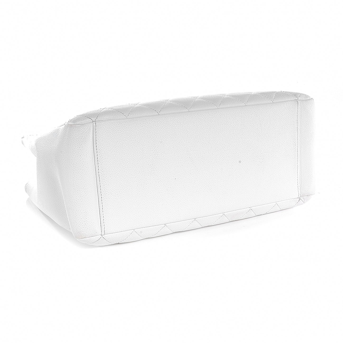 Caviar Grand Shopping Tote GST White