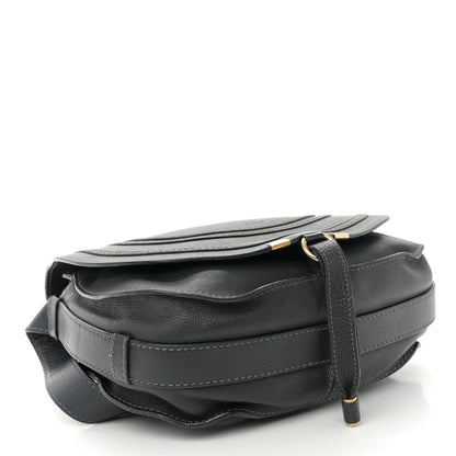 Chloe Calfskin Medium Marcie Round Crossbody Bag Black 4 of 10