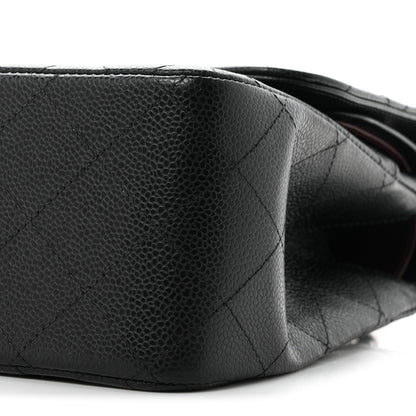 Chanel Caviar Quilted Jumbo Double Flap Black 10 of 10