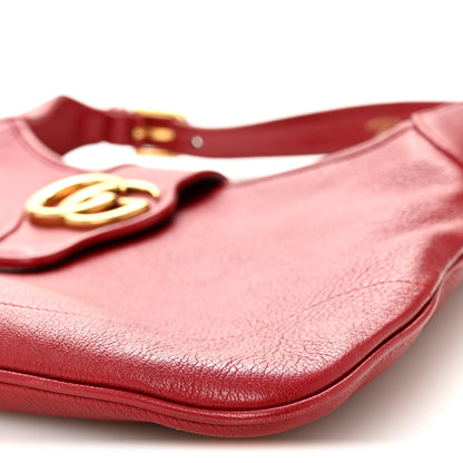 Gucci Goatskin Medium Aphrodite Shoulder Bag Hibiscus Red 10 of 10