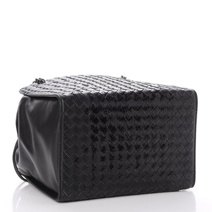 Bottega Veneta Nappa Ayers Intrecciato Small Tote Nero Black 5 of 8