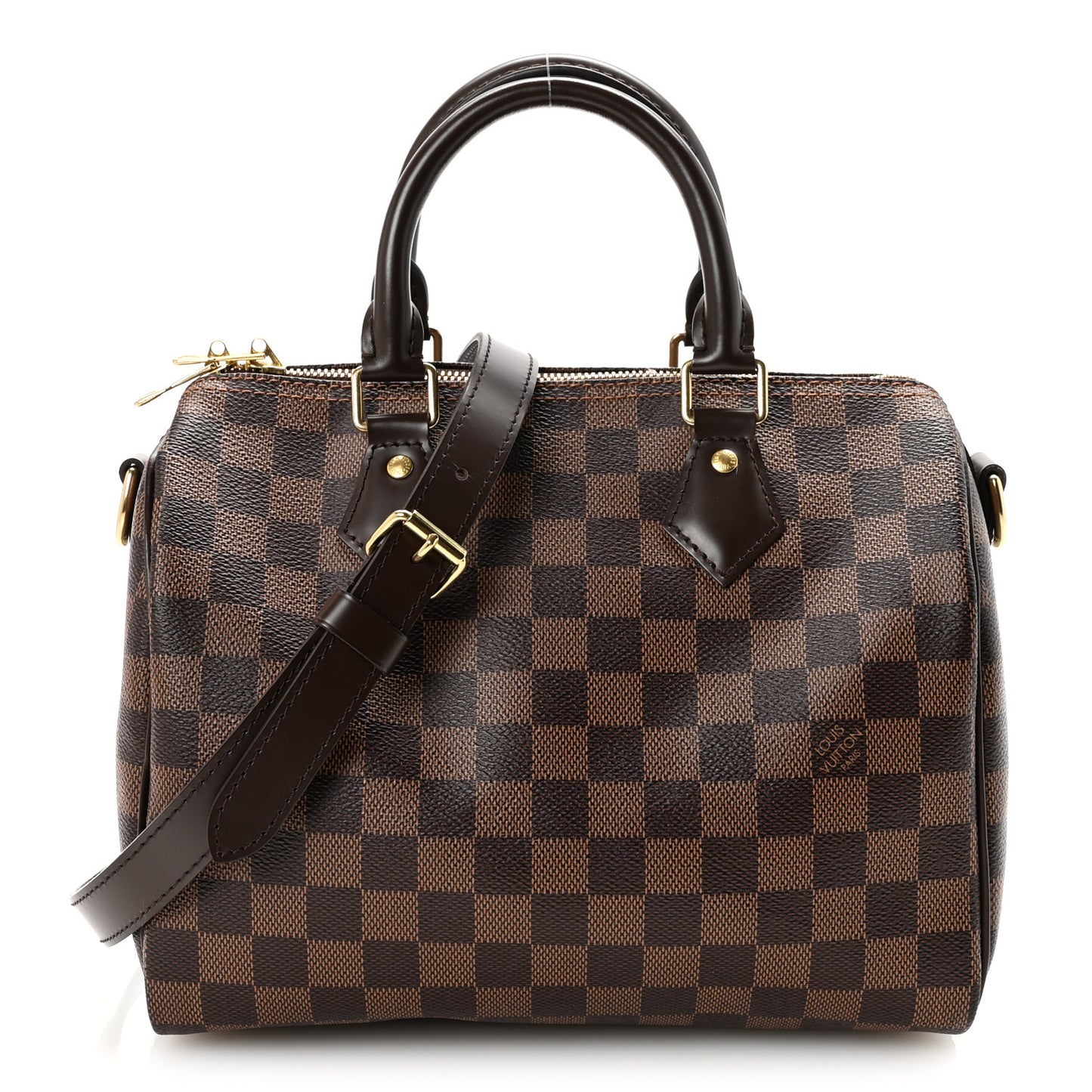 Damier Ebene Speedy Bandouliere 25