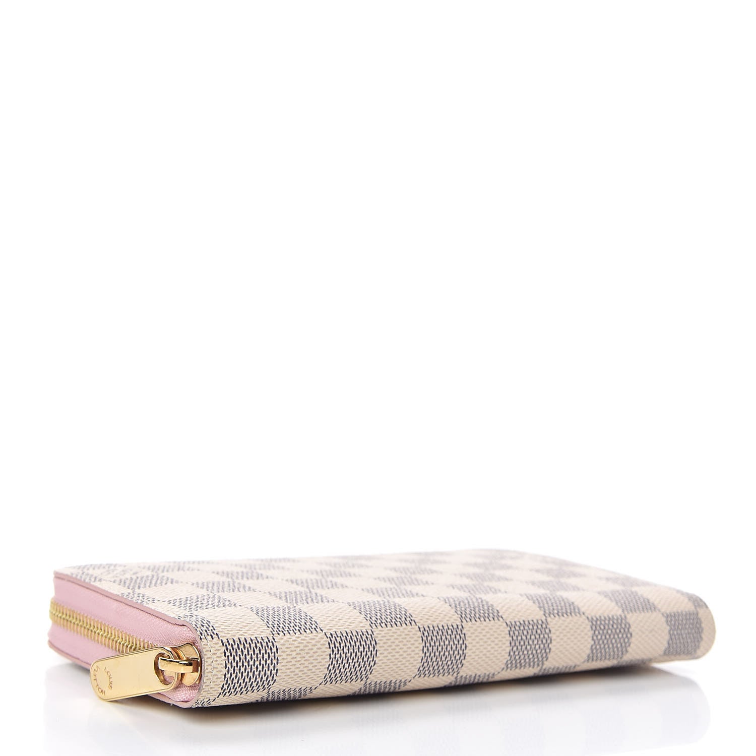 Louis Vuitton Damier Azur Zippy Wallet Rose Ballerine 4 of 7