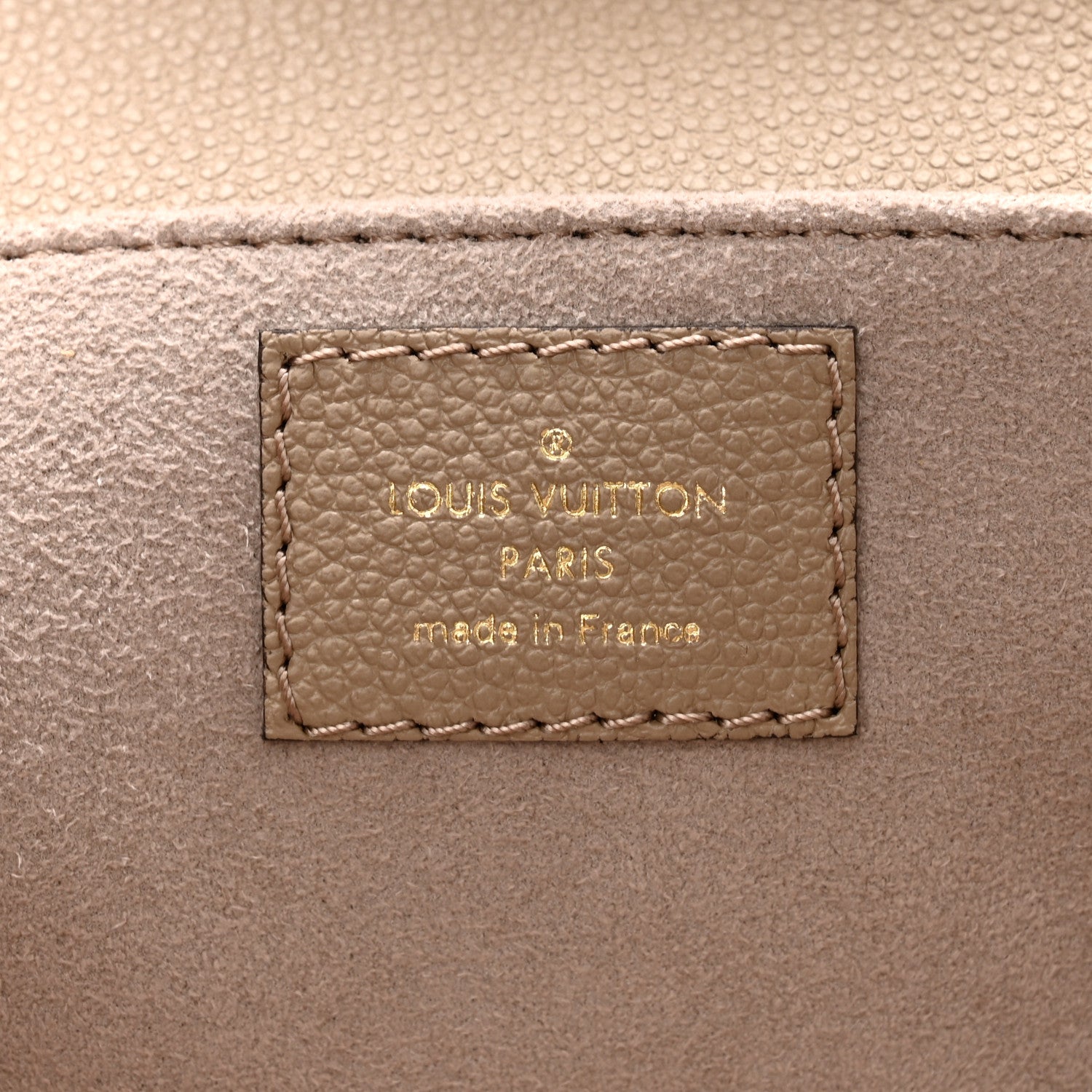 Louis Vuitton Empreinte Monogram Giant Pochette Metis East West Tourterelle Creme 6 of 10