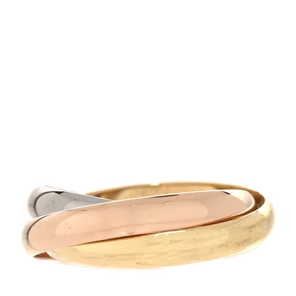 Cartier 18K Pink Yellow White Gold Small Trinity Ring 50 5.25 3 of 7
