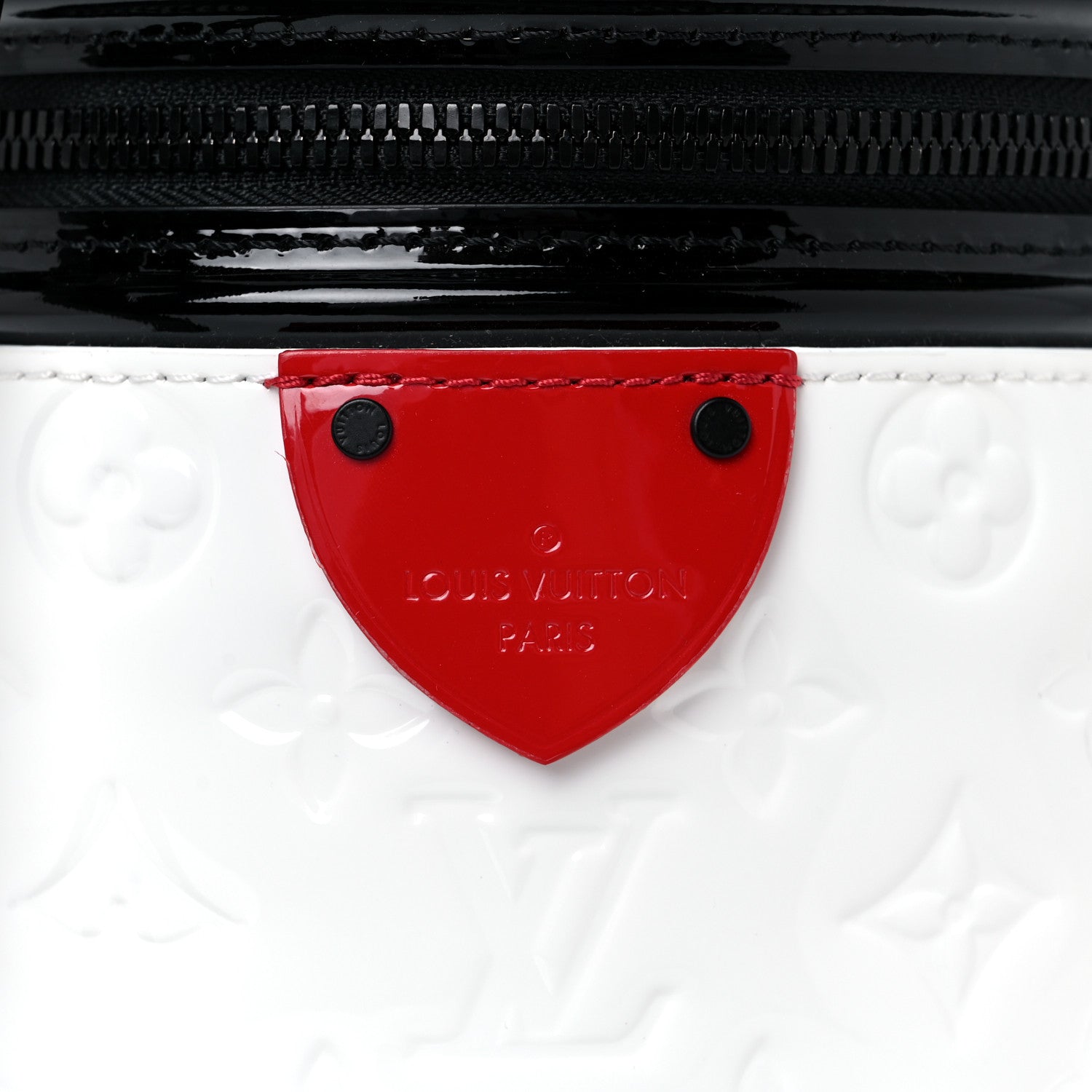 Louis Vuitton Monogram Patent Calfskin Cannes White 7 of 9