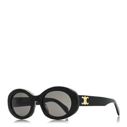 Celine Acetate Triomphe 01 Sunglasses CL 40194U Black 1 of 7