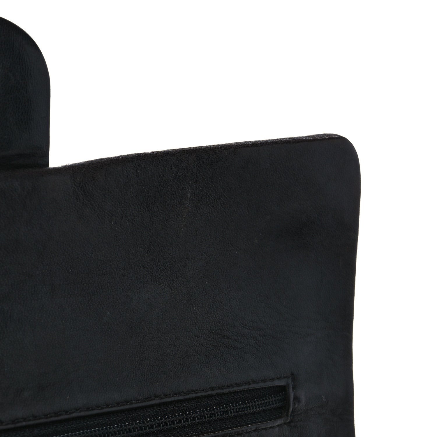Chanel Lambskin Quilted Medium Double Flap Black 13 of 14