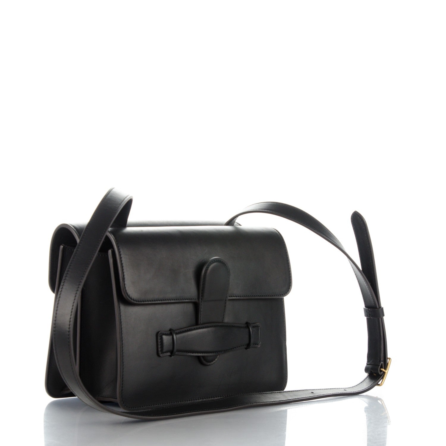 Celine Natural Calfskin Medium Symmetrical Bag Black 3 of 10