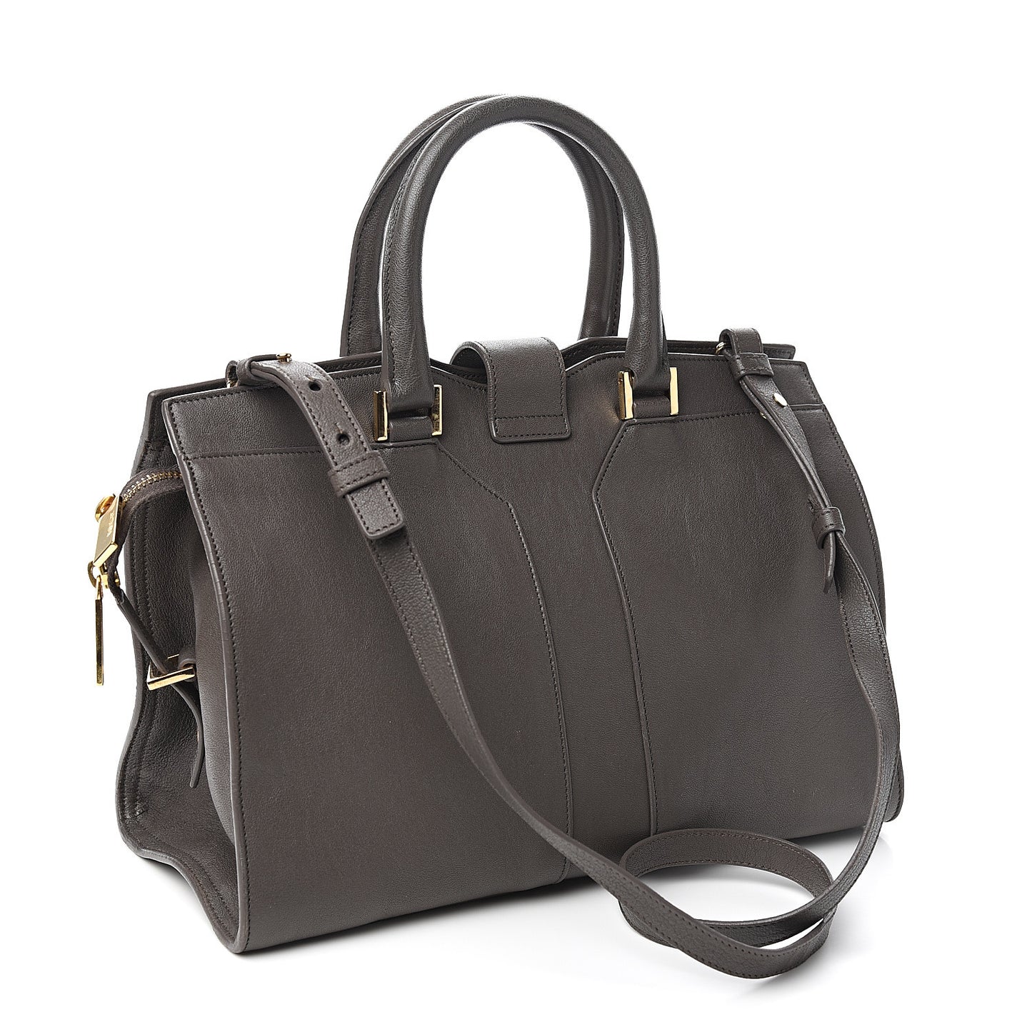 Calfskin Medium Classic Y Cabas Grey