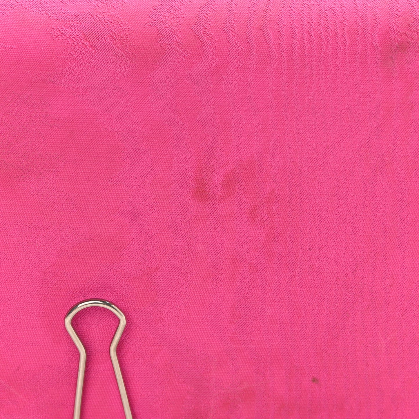 Nylon Mini Binder Clip Bag Fuchsia Red