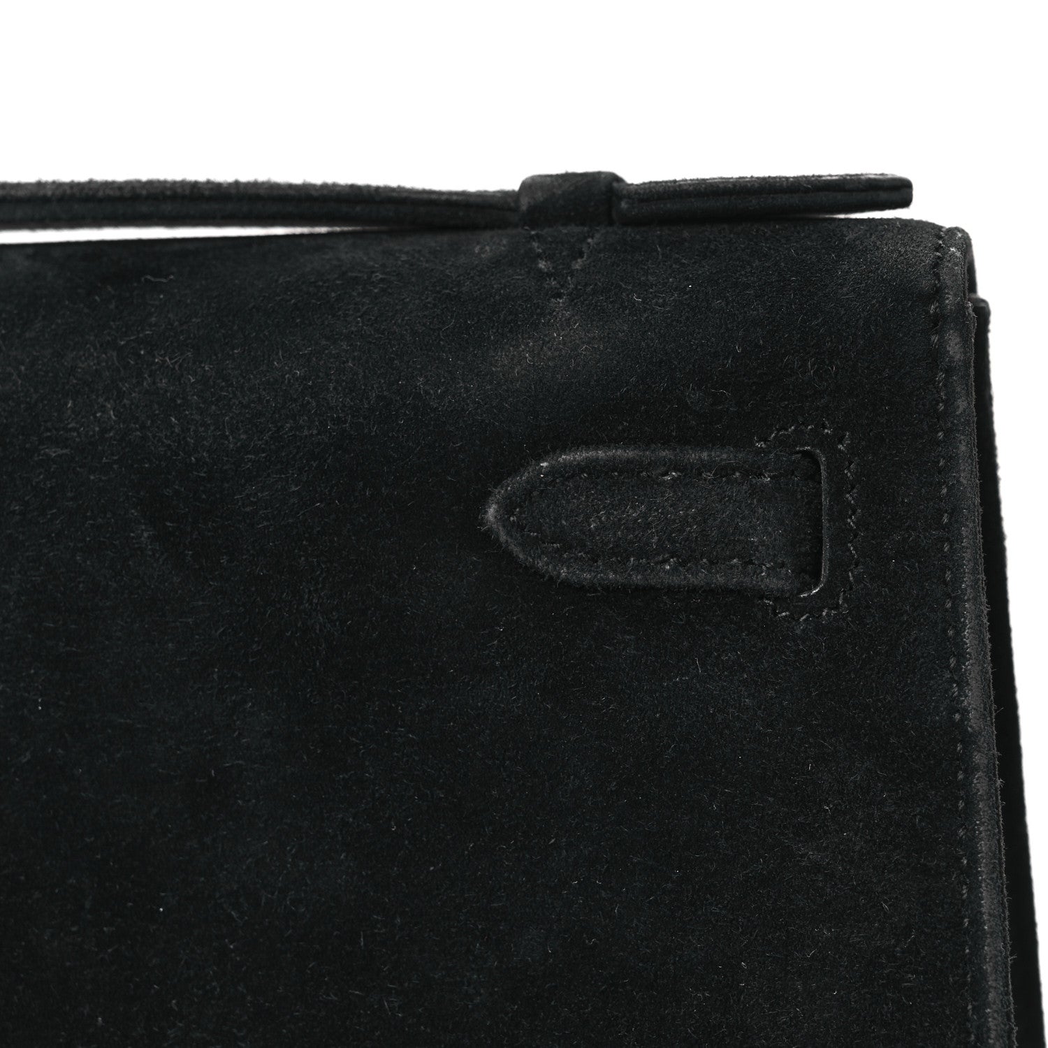 Hermes Veau Doblis Kelly Pochette Black 14 of 14