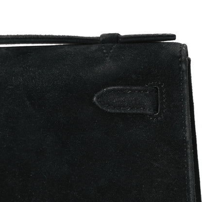 Hermes Veau Doblis Kelly Pochette Black 14 of 14