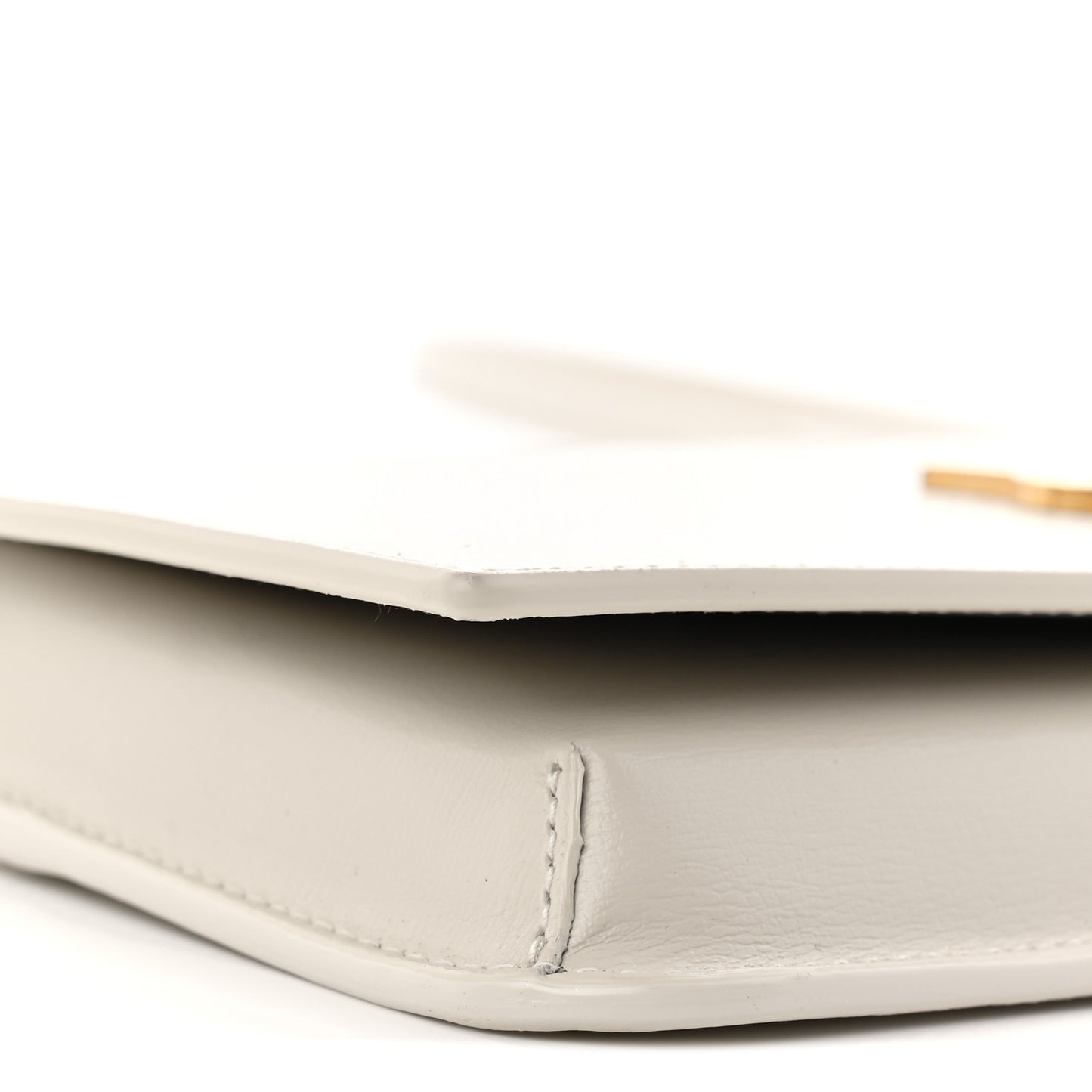Smooth Calfskin Monogram Phone Holder Crossbody Crema Soft