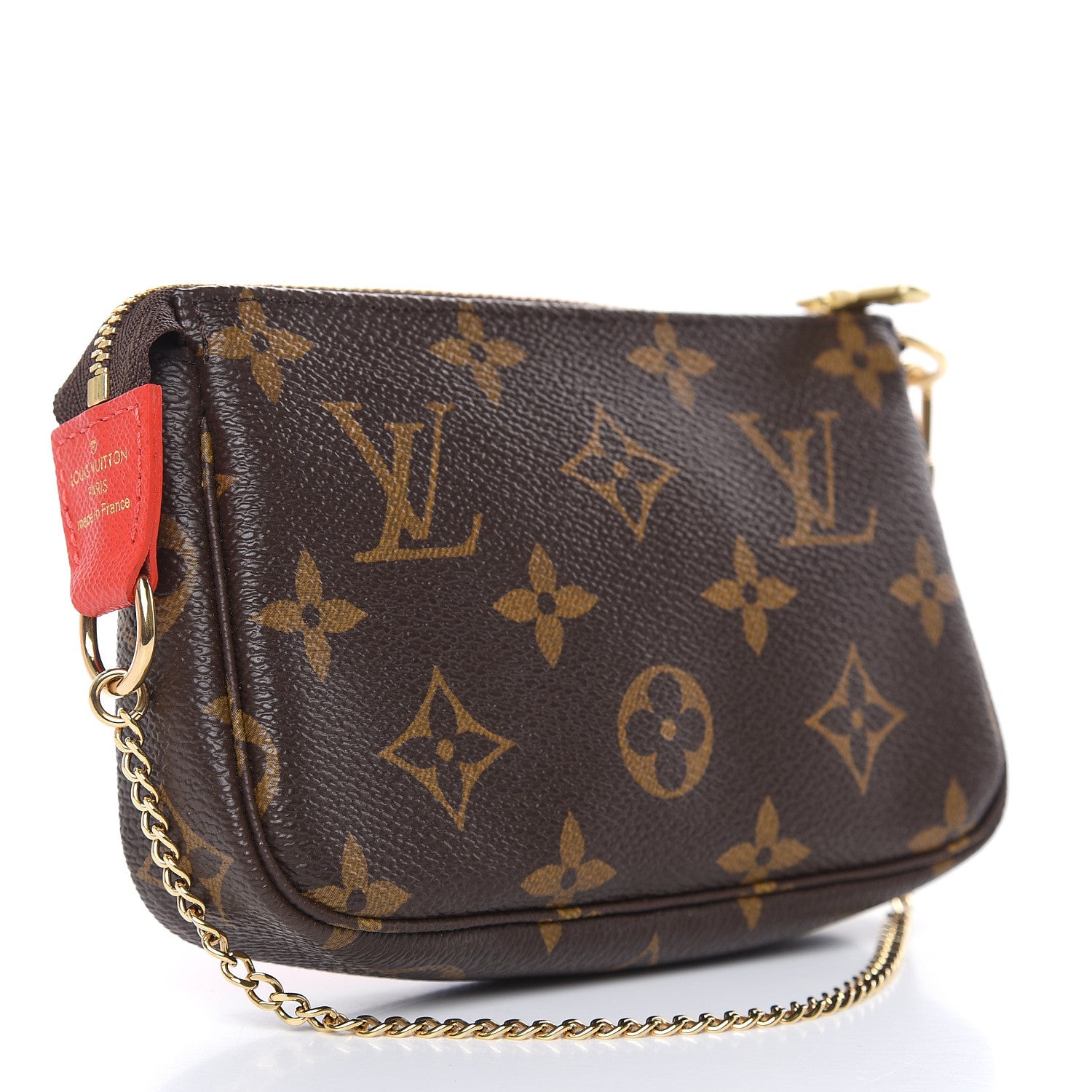Louis Vuitton Monogram 2018 Christmas Animation Mini Cats Pochette Accessories 3 of 8