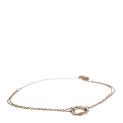 Cartier 18K Pink Yellow White Gold Trinity Bracelet 1 of 5