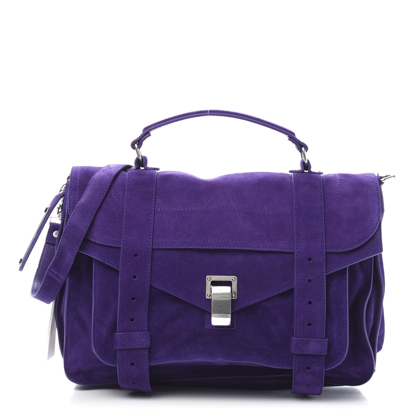 Suede Medium PS1 Satchel Amethyst