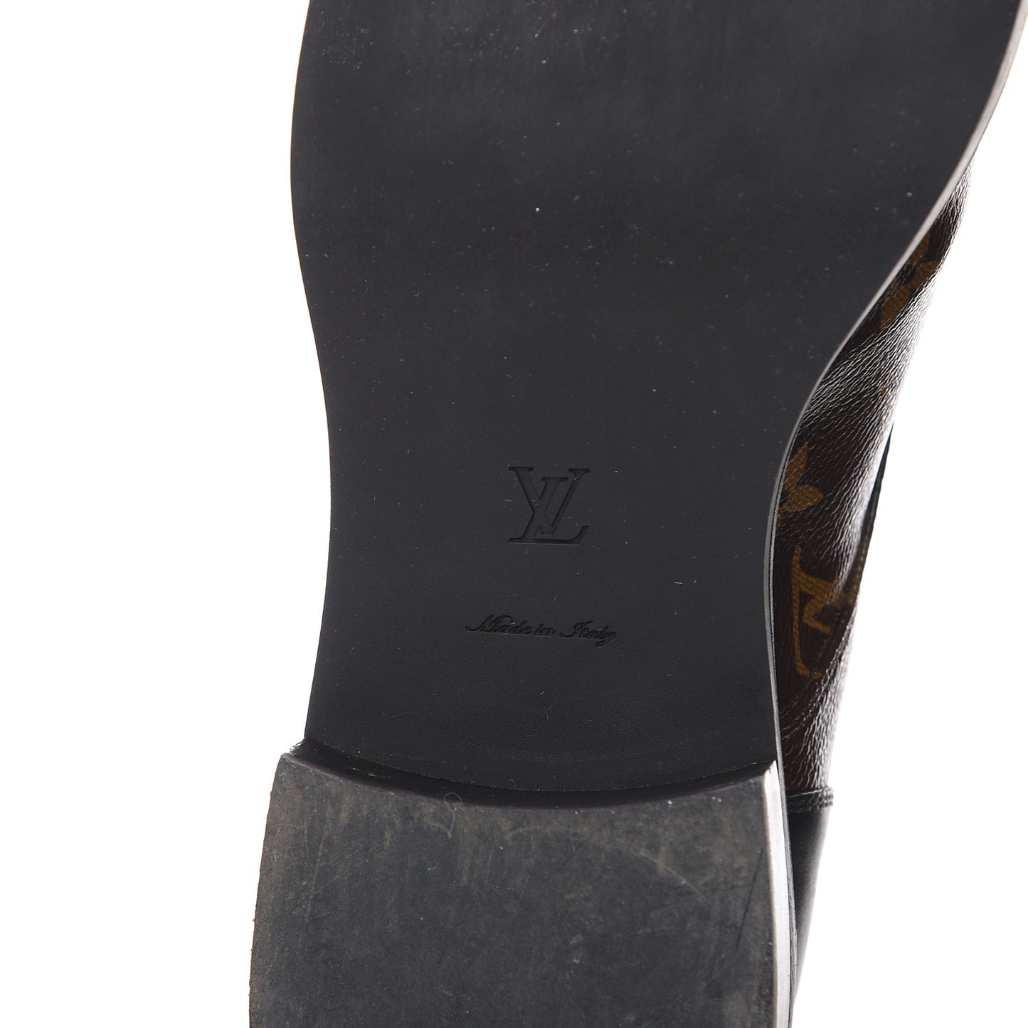 Calfskin Monogram Wonderland Flat Ranger Boots 41 Black
