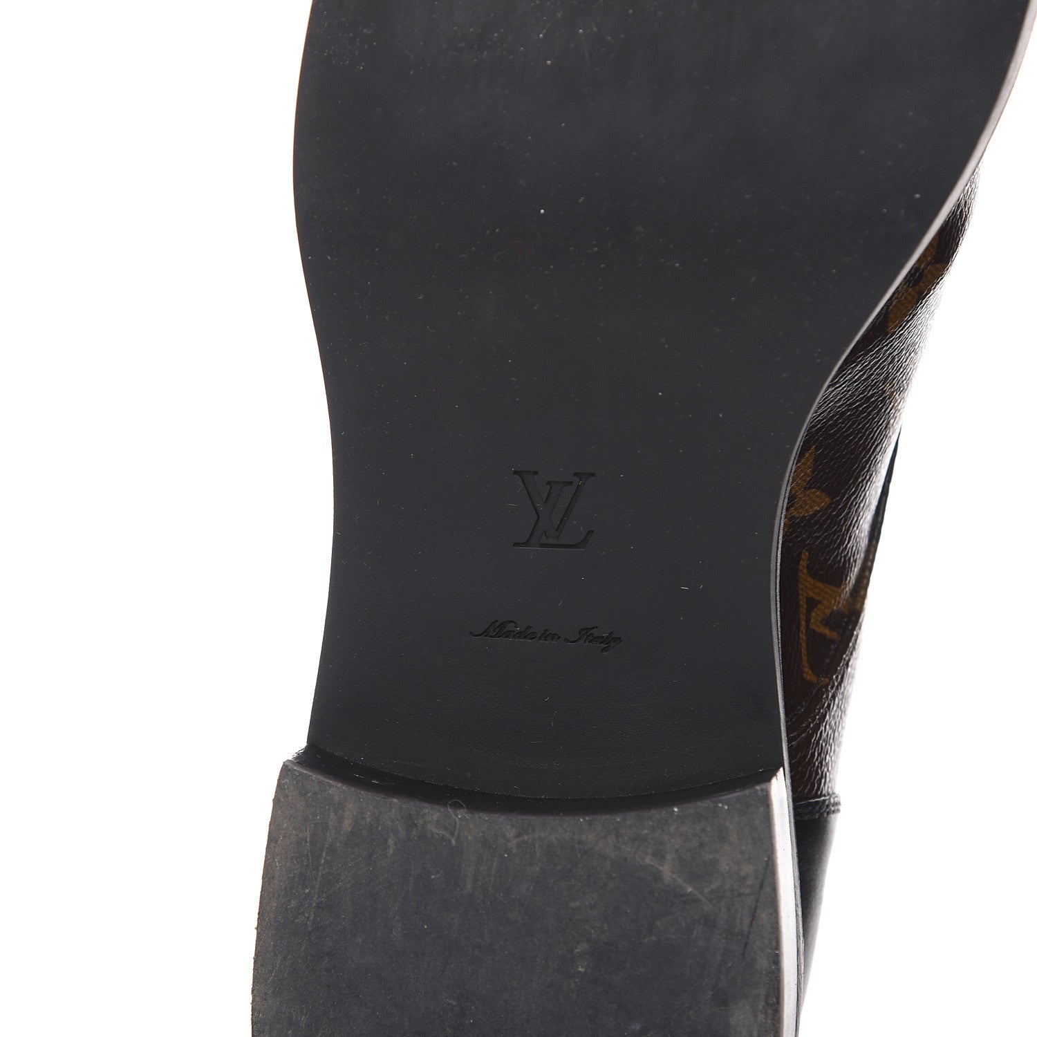 Louis Vuitton Calfskin Monogram Wonderland Flat Ranger Boots 41 Black 14 of 14