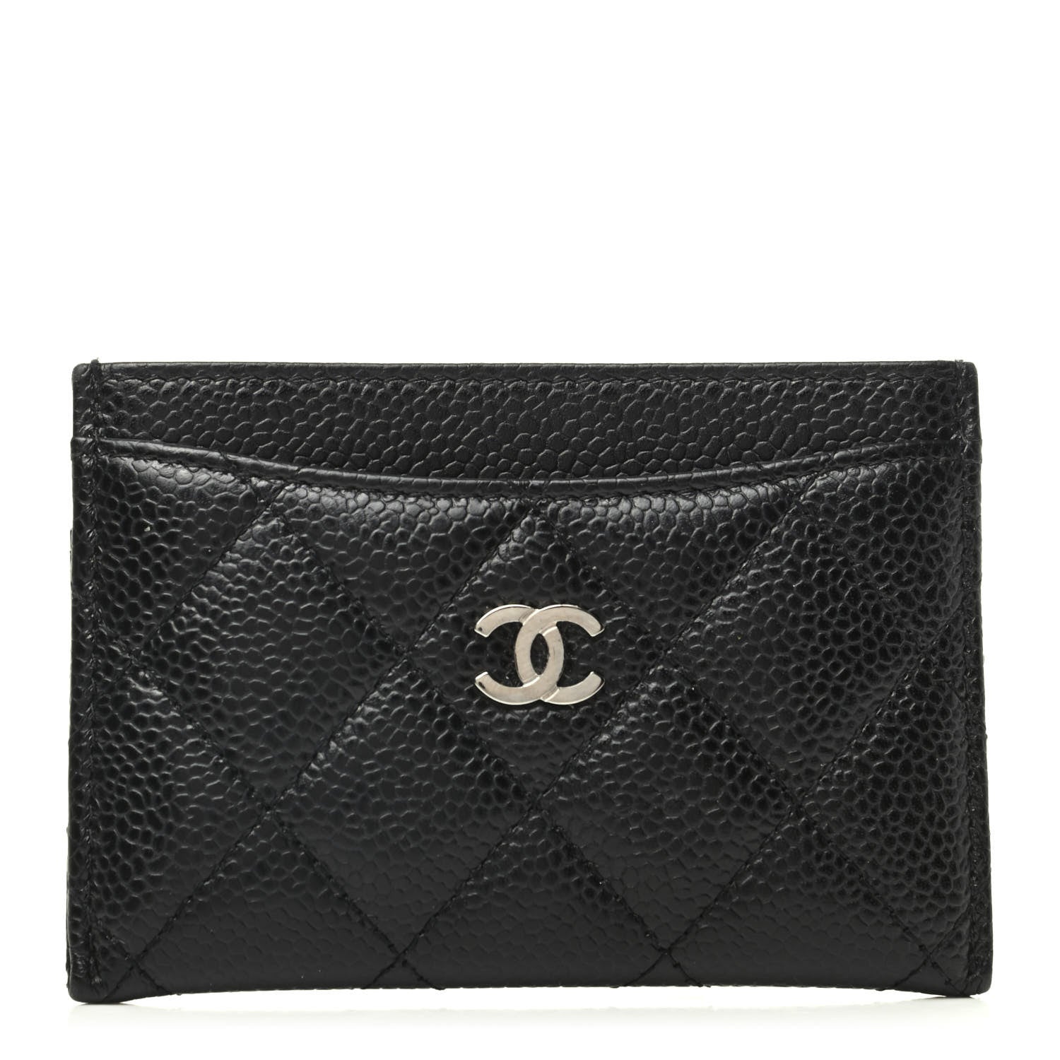 Chanel Caviar Quilted Card Holder Black 1 of 8